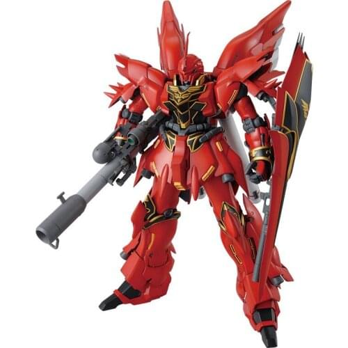 BANDAI MG MSN-06S SINANJU Xinanzhou with Rocket Launcher OVA Version Assembled Model Anime Toy
