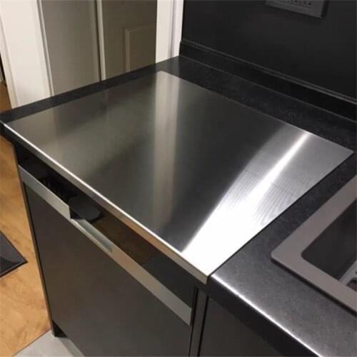 Large Stainless steel rolling plate Premium Quality 304 Food Grade Stainless Steel Cutting Board / Chopping Board