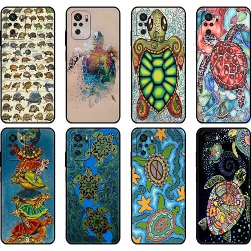 Black tpu Case For Xiaomi Redmi 9T Case Redmi Note 9T Note 10 Pro Case Turtle