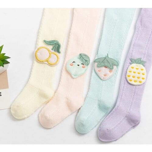 Childrens Summer Thin Pantyhose Girl Anti Mosquito Mesh Stockings Breathable High Elastic Baby Socks