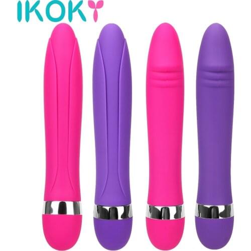 IKOKY Magic Wand AV Stick Dildo Vibrator G-spot Masage Clitoris Stimulator Adult Products Speed Adjustable Sex Toys for Women