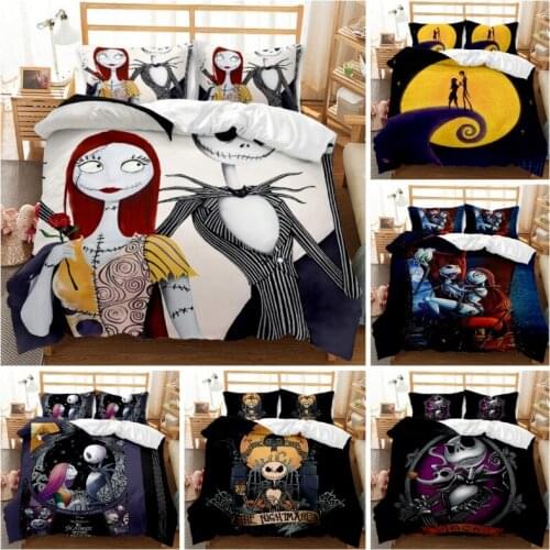 Hot style 3D digital printing 100% Polyester bedding set 1 duvet cover + 1/2 pillowcases bed in a bag US/EU size (no sheet)