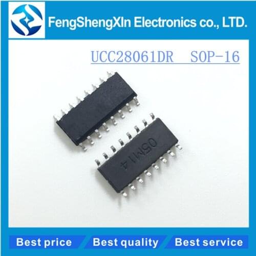 10pcs/lot New UCC28061DR UCC28061 SOP-16 Natural Interleaving Transition-Mode PFC Controller With Improved Audible Noise