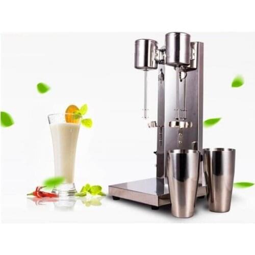 Milkshake machine stainless steel milk shake maker double head drink mixer milks foam ,milkshake bubble tea machine