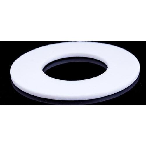 18x12x2mm PTFE Food Grade Flat Washer Gaskets Spacer Insulation Sealing Ring Strip