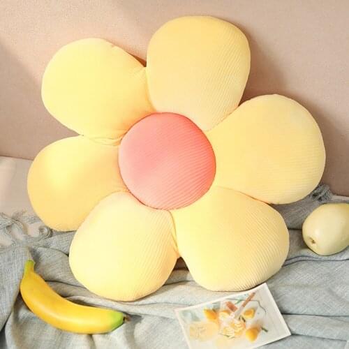 Cushion Floor Pillow Household Supplies Office Home Decoration Flower Shape NEW Pink Little Daisy Comfy Chair For Bedroom