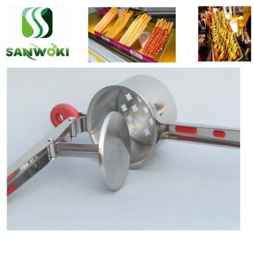 Taiwan Popular Snack Mashed Potatoes Fried Super Long Fries Chip Extruder Fries Presser Machine Long potato machine