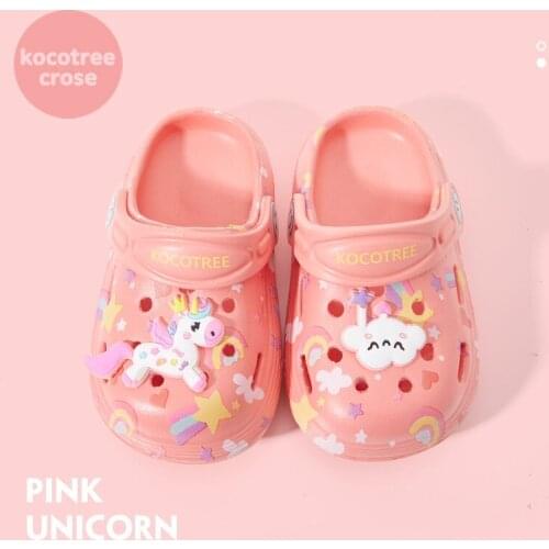 Baby Sandals for Boys Girls Cartoon Unicorn Kids Shoes Summer Toddler Flip Flops Children Home Slippers Beach Swimming Slippers