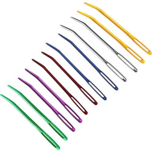 Sewing thread big eye needle elbow hand stitching needle diy wool needle hand sweater sewing needle