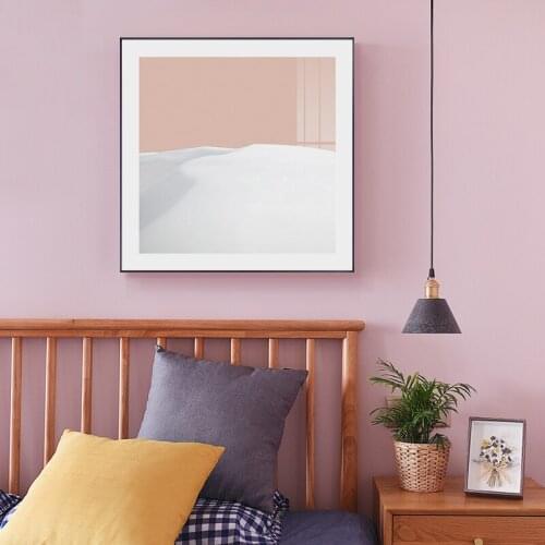Nordic Pink Set Canvas Painting Poster Print Modern Minimalist pinky desert Wall Art Pictures For Living Room Bedroom home deco