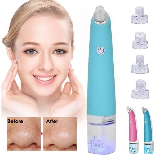 Facial Blackhead Remover Vacuum Suction Acne Pore Cleaner Hydra Dermabrasion Face Cleansing Black Dot Skin Care Tools Belleza