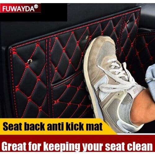 Free shipping!!Car Seat Back Protector Cover Anti Kick Mat For Audi a4l q5 q3 a3 a6l a8l