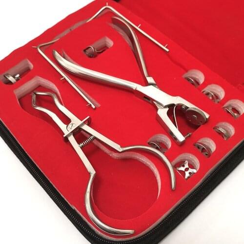 1 Set Teeth Care Dental Dam Perforator Dental Dam Hole Puncher Pliers for Dentist Rubber Dam Puncher Lab Orthodontic Tools