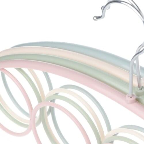 1Pc 5 Slots Ring Rope Holder Ties Hanger Belt Rack Scarves Hanger Organizer E56C