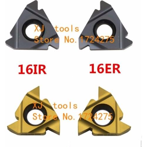 10pcs 16ER AG60/16ER AG55/16IR AG55/16IR AG60 Carbide Threading Inserts 55/60 degree Threading Lathe Inserts for Lathe Tool