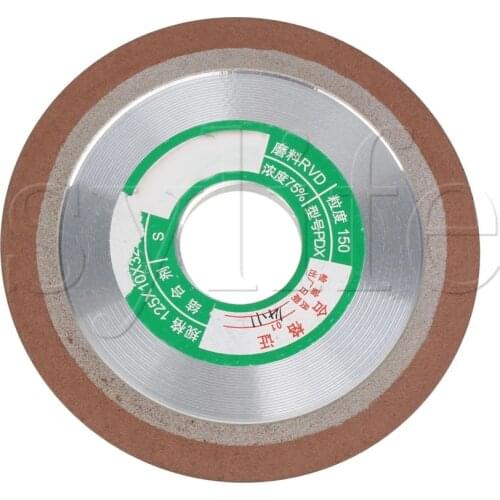150# Diamond Grinding Wheel Carbide Steel 125mm Dia Carbide Steel Cutter Silver