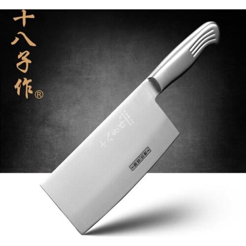 Free Shipping SBZ 3Cr13 Stainless Steel Kitchen Slicing Vegetable Meat Chop Bone Knife Household Dual-purpose Chef Knives