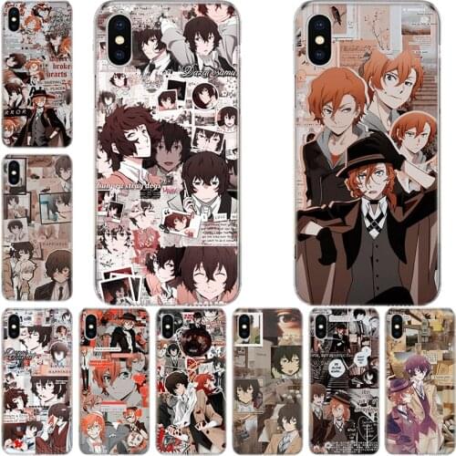 Bungou Stray Dogs poster Phone Case For Iphone 11 12 Mini Pro XS Max XR X 8 7 6 6S Plus SE 2020 5 5S SE Cover Shell Coque