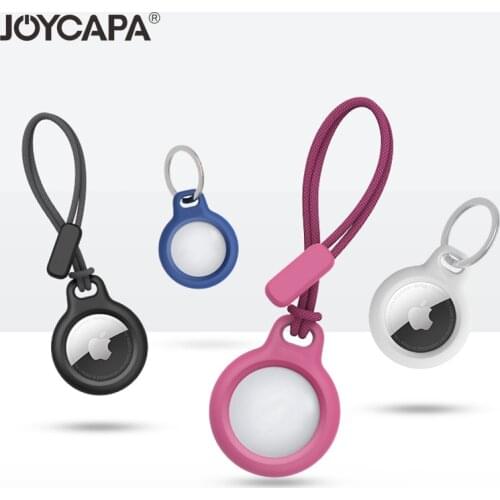 Secure Holder for Apple Airtags Case Protective Cover Strap Loop Locator Tracker Accessories Anti-lost Keychain Air tag case