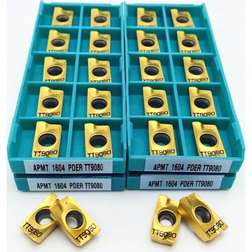 APMT1604 PDER TT9080 Indexable tool Milling insert turning tool CNC metal lathe tools high quality Cutting turning insert