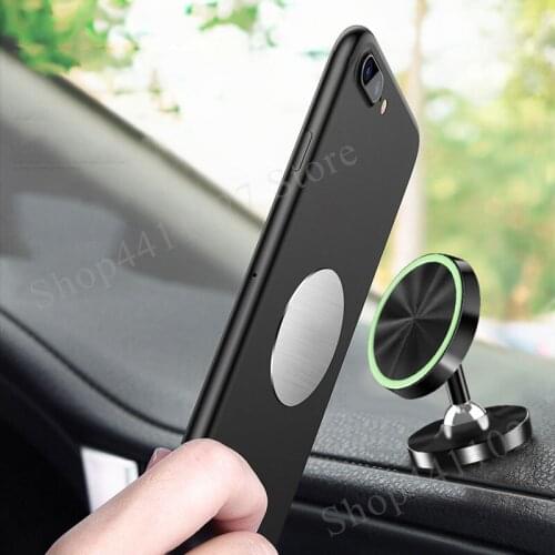 Dashboard Magnetic Metal Car Phone Holder car Stickers for Audi A3 8P 8V A4 B8 B6 B7 A6 C5 C6 A5 A6 Q5 Q7 Accessories