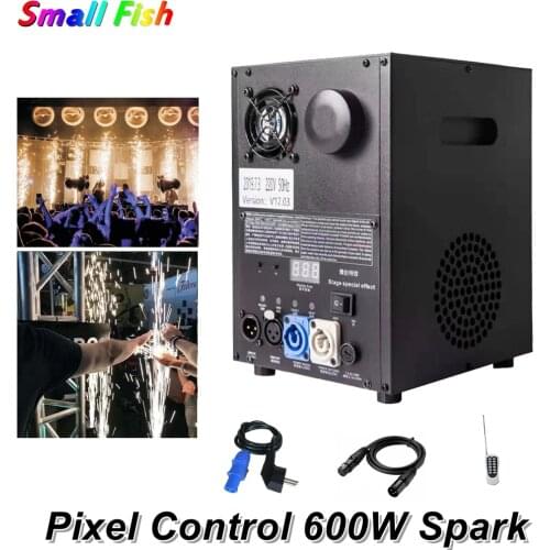 600W Cold Spark Firework Machine For Wedding Celebration Dmx And Remote Control Spark Fountain Sparkular Machine For Dj Stage