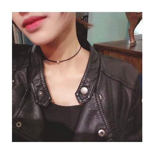 New Fashion Chokers Chokers Necklace Black Rope Necklaces With Metal Bead collar Necklace for Women Wedding Gift