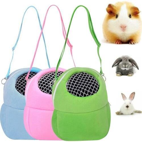 Limited Dicount 1pc Portable Small Pet Carrier Hamster Chinchilla Travel Winter Warm Bag Guinea Pig Pouch Bag Bed 27*22 cm