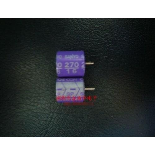 Original new 100% 16V270UF 10*11.5 solid state capacitor 16SP270M (Inductor)