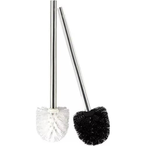 Toilet Brush Suit Toilet Articles For Household Hanger Frame Cleaning Brush Cleaning Tools Stainless Steel Handle