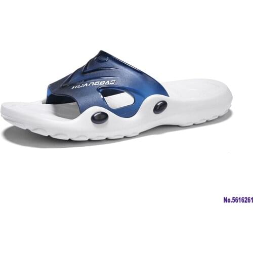 Slippers Men Shoes Summer Bathroom Slipper Male Beach Sandals Fashion Home Slippers Non-slip Floor Flip Flops