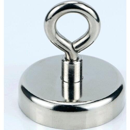 Super Strong Neodymium Magnet Pot Fishing Salvage Magnets Neodymium Round Powerful Magnetic Hook Sea Fishing Magnet Searcher