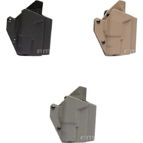 FMA Tactical Waist Quick Holster G17L/G19 and X300 lamps WITH SF Light-Bearing Holster BK/DE/FG TB1327