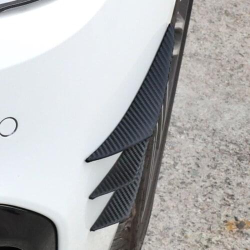 Universal front bumper splitter spoiler sticker for Toyota Camry Corolla RAV4 Lexus ES250 RX350 Honda CRV Accord Odeysey Crossto