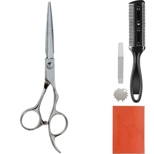 Univinlions 5.5 Inch Hair Scissors Professional Hairdressing Scissors Barber Accessories Hair Trimming Tools Thinning Shears