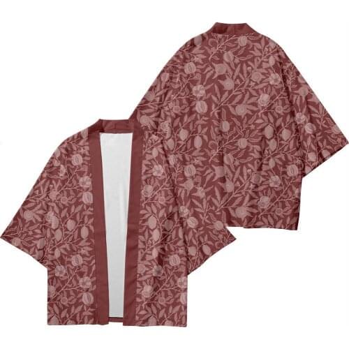 Kimono Japanese Kimono Traditional Female Kimono Cardigan Harajuku Streetwear Coat Japanese Clothes Blouse Haori Summer Kimono