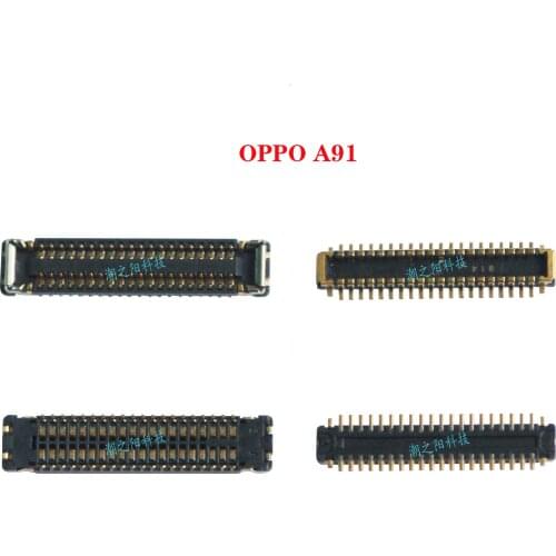 LCD Display FPC Connector Plug MotherBoard Pin USB Charging flex FPC Plug Pin For Oppo A91