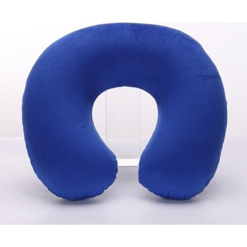 1PC New U Shaped Travel Pillow Car Air Flight Inflatable Pillows Neck Support Headrest Cushion Soft Nursing Cushion