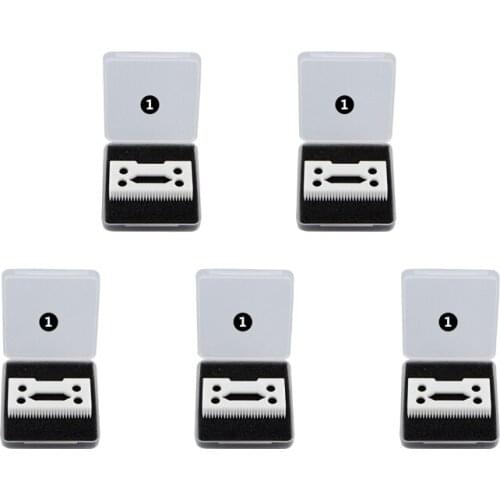 5pcs professional ceramic clipper blades Clipper ceramic Blade cutter,ceramic clipper replacement blades for Wahl Senior