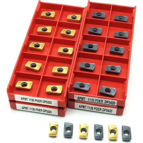 APMT1135 PDER DP5320 APMT1135 PDER DP5420 Carbide Milling Cutter Lathe Milling Cutter APMT1135 DP5320 Turning Insert APMT 1135
