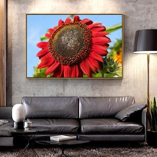 Artcozy Oil Canvas Painting sunflower_flower_petals_plant For Home Decoration Wall Art