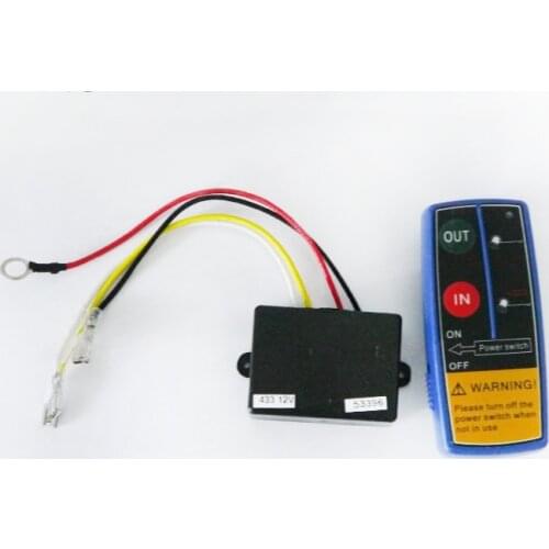 12V 24V off-road car winch, electric winch remote control, radio control system