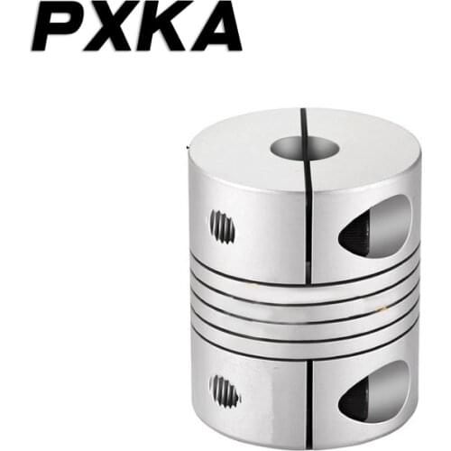 Free shipping D25L30 aluminum alloy flexible printer motor coupling winding encoder 5/6/6.35/8/9/10/12