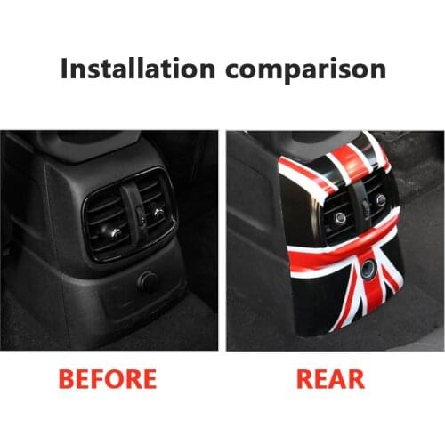For MINI Countryman F60 Rear Air Outlet Panel Decorative Cover Protective Shell Interior Decoration Sticker