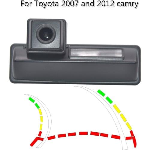 Dynamic trajectory waterproof full hd camera for Toyota camry 2007 2012