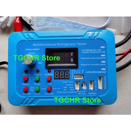 Inverter Refrigerator Testing Instrument Tester Compressor Inverter Board Pulse Solenoid Valve Fault Repair Test Tool Universal