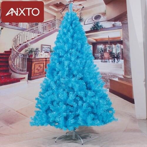 180cm Christmas tree black blue artificial Christmas tree decorations merry Christmas decorations for home free shipping
