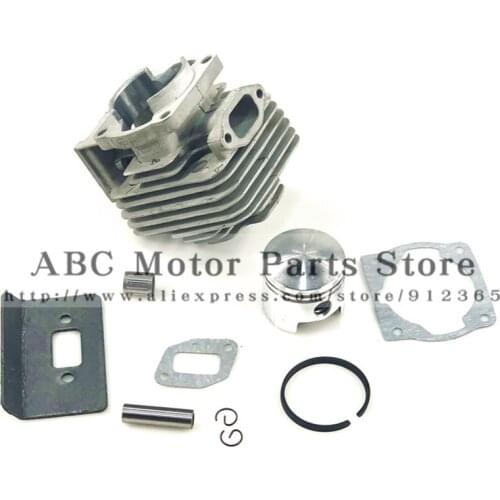 Cylinder Piston kit 44MM With Gasket for MITSUBISHI TL52 51.7CC Brush Cutter.Grass Trimmer . Weed Eater Garden Tools Spare Parts