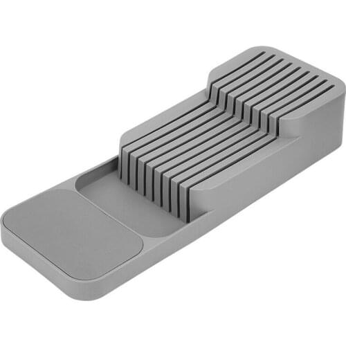 Creative Knife Rack Utensil Tableware Separator Tool Knife Storage Holder Organizer Plastic Kitchen Spoon Fork Storage Box Tray