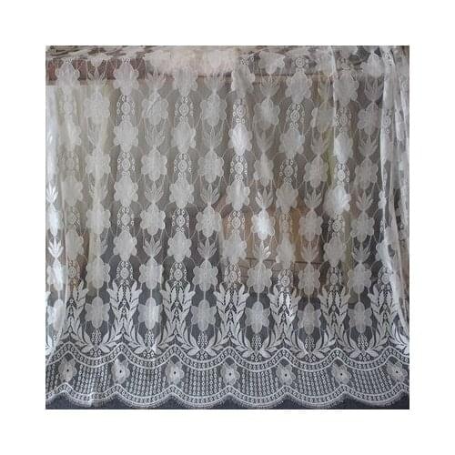 High Quality Skinfreindly Eyelash Lace Fabric Wedding Dress Material DIY Handmade Clothes Accessories Width 150cm 3M/piece